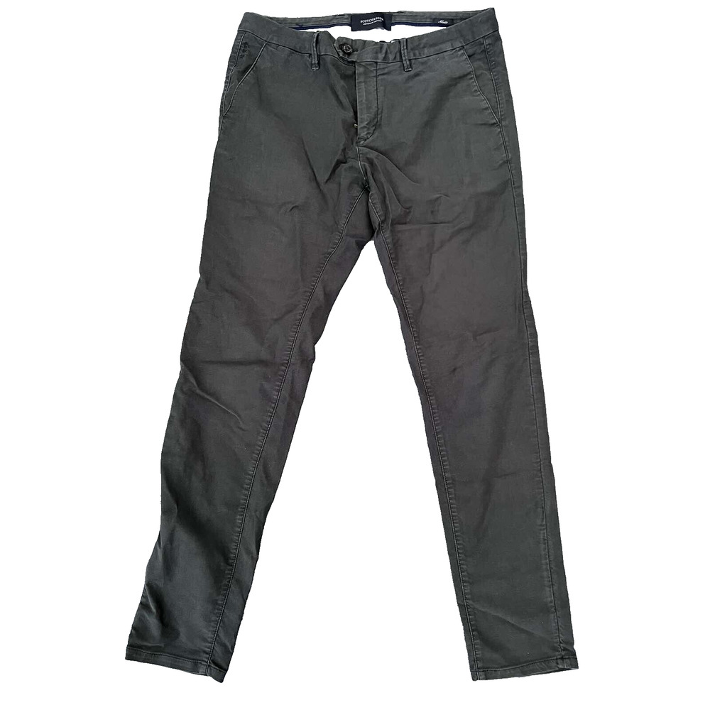 SCOTCH & SODA Men’s classic dark green denim pants Size w31/L32 A000308